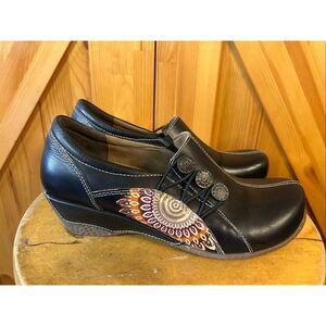 L'ATISTE Black Artistic Mules